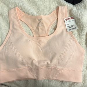 Pink Sports Bra